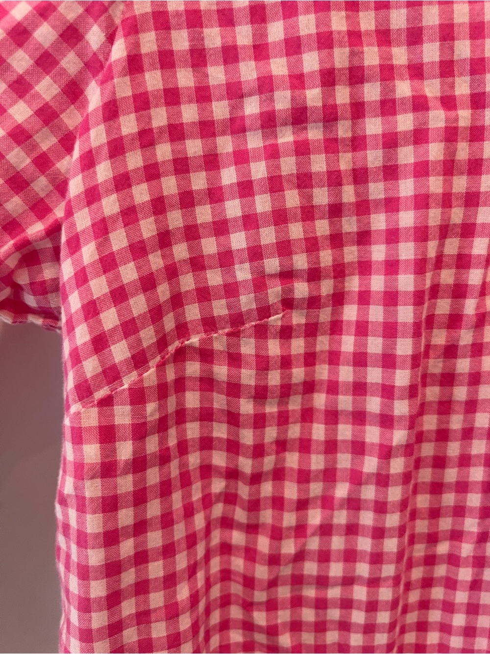 J. Crew Women’s Pink Gingham Button-Down Shirt Size Small 100% Cotton - Picture 13 of 13